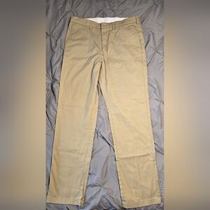 George Men’s Khaki Chino Pants – 36x34 – Classic Fit